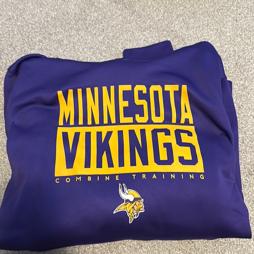vikings hoodie size small